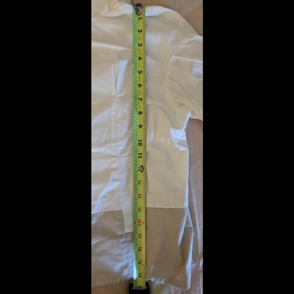 BCBGMaxAzria White & Tan Nylon Zip Up Jacket - Picture 4 of 5